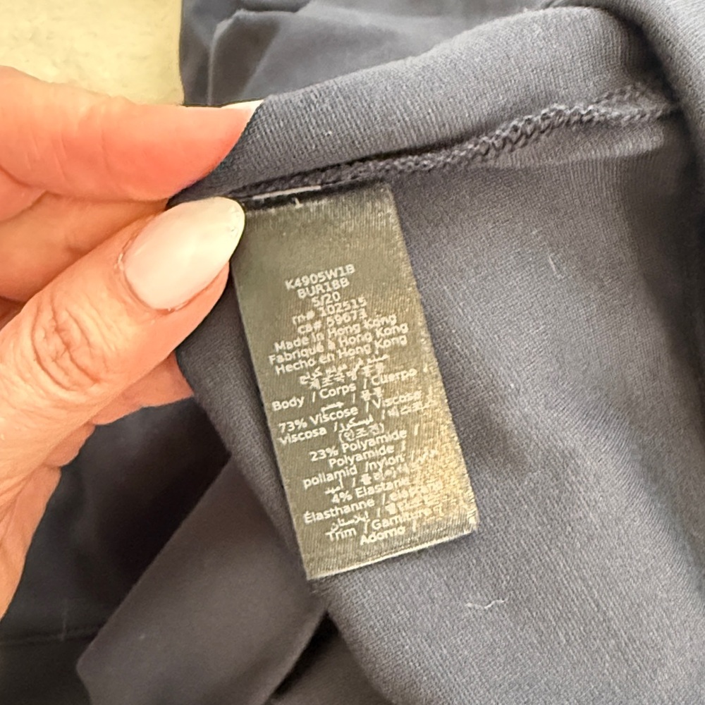 John Varvatos Navy Blue Gavin Slim Fit Performance Zip Active Wear Jacket Sz XXL - Picture 9 of 10